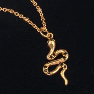 Snake Necklace, Charmed Aroma Dark Venom Snake Necklace Collection